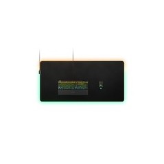 "Elevate Your Gaming Setup with SteelSeries QcK Prism Cloth RGB Mousepad - Precision & Style (SKU: 5707119043465)"